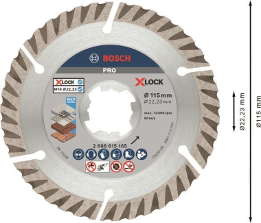Bosch 2608615165         X-LOCK DIA-TS 1 