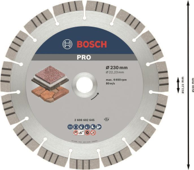 Bosch Diamanttrennscheibe     2608602645 