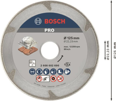Bosch Diamanttrennscheibe     2608602690 