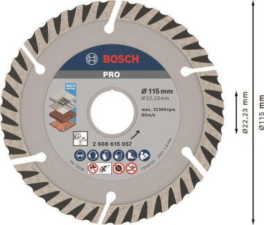 Bosch Diamanttrennscheibe     2608615057 