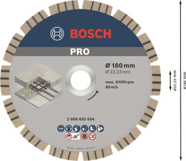 Bosch Diamanttrennscheibe     2608602654 