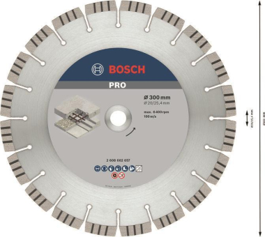 Bosch Diamanttrennscheibe     2608602657 