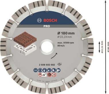 Bosch Diamanttrennscheibe     2608602682 