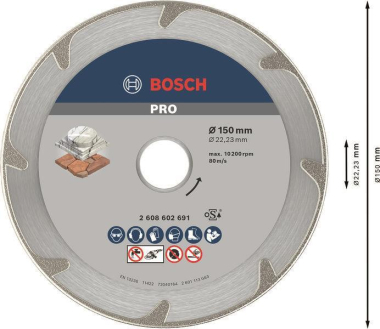 Bosch Diamanttrennscheibe     2608602691 