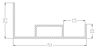 DOTLUX Aufbaurahmen               2039-1 