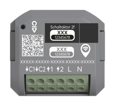 BJ Schaltaktor 2-fach UP WL   62821 U-WL 