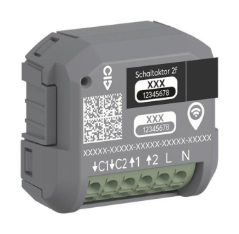 BJ Schaltaktor 2-fach UP WL   62821 U-WL 