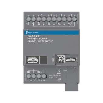 BJ Heizungsaktor 6-fach 230V HA-M-0.6.12 