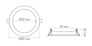 Nobile LED Panel Flat 50 R    1576035012 