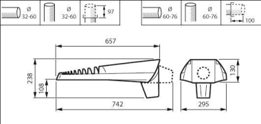 BGP703 LED120-4S/740 DM50 PGR SRT SRB 60 
