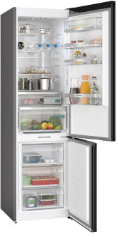 Siemens KG 39 NAXCF sw/Ed Kühlkombi 