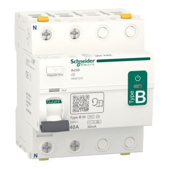 Schneider FI-Schalter 2P 40A    A9Z61240 