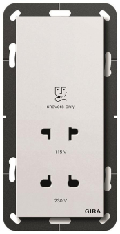 GIRA 282003 Rasiersteckdose 115-230V 