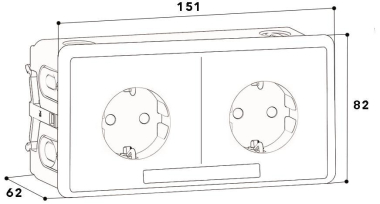 GGK Einbaudose für                 21283 