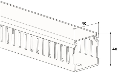 GGK Verdrahtungskanal VK 40x40,     1685 
