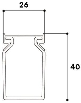 GGK Verdrahtungskanal VK 40x25,     1684 