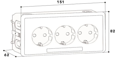 GGK Einbaudose für                 31280 