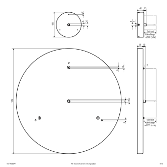 EVN Seilabhängung mit         DUT8009SAH 