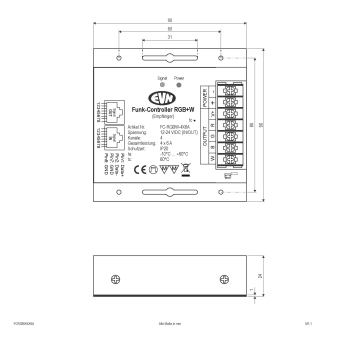 EVN Funk-Controller-        FC-RGBW-4x6A 