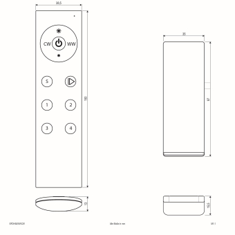 EVN Tunable-White Funk-Sender EFDHS4WWCW 