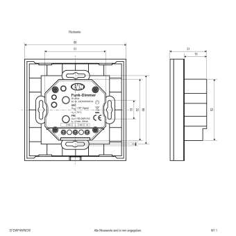 EVN Tunable-White-Wandpanel   EFDWP4WWCW 