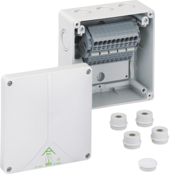 SPELS Abzw-Kasten 6qmm grau mit  ABOX-SL 
