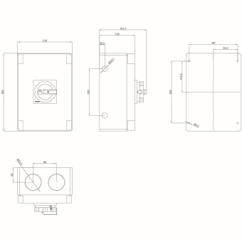Siemens 3LD28660TB51 Hauptschalter 3p 