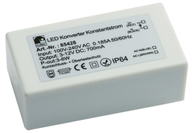 RUTEC LED Konverter 700mA 3W-6W    85428 