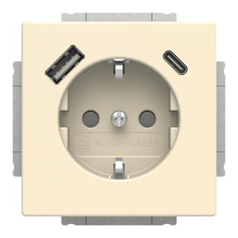 BJ SCHUKO -/USB-A+C     20 EUCB2USBAC-82 