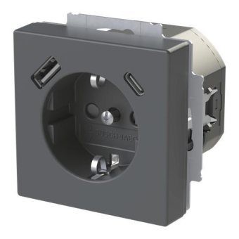 BJ SCHUKO -/USB-A+C     20 EUCB2USBAC-81 