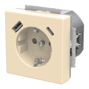 BJ SCHUKO -/USB-A+C     20 EUCB2USBAC-82 