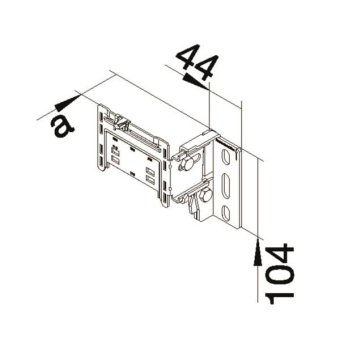 Hager Konsole zur Verwendung       G2260 