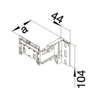 Hager Konsole zur Verwendung       G2261 