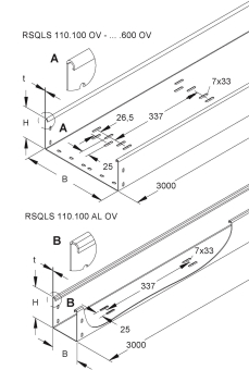 Niedax RSQLS110.500OV   RSQLS 110.500 OV 
