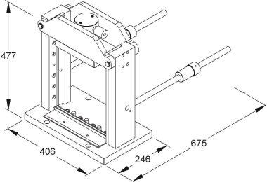 Niedax Werkzeug Grundgestell W-GG T2-Z25 