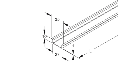 NIED Tragschiene                2935/2GO 