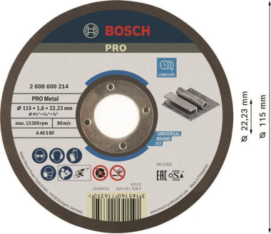 Bosch Trennscheibe 115mm      2608600214 