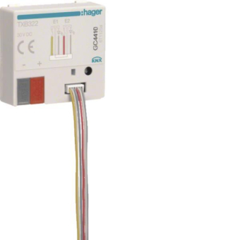 Hager Binäreingang 2fach+2LED     TXB322 