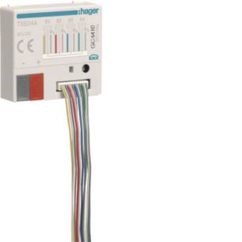 Hager Binäreingang 4fach+4LED     TXB344 