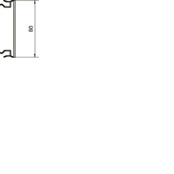 Hager Brüstungskanal-Oberteil BR08029016 