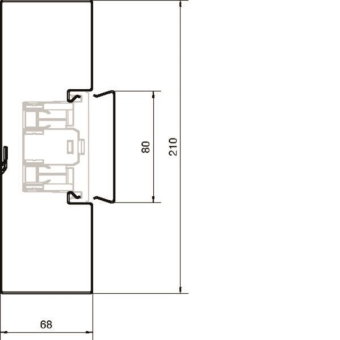 Hager Brüstungsk.Unterteil BRS6521017035 