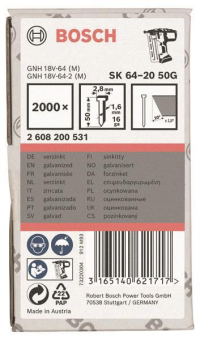 Bosch Senkkopf-Stift SK64 20G 2608200531 
