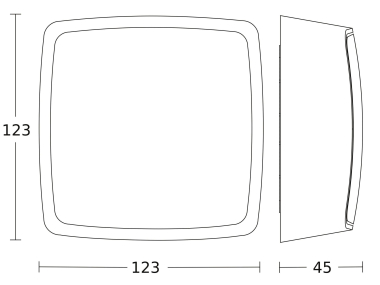     True Presence COM2 - Aufputz schwarz 