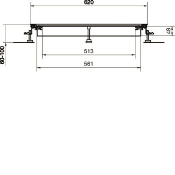 Hager Bodenkanal estrichbünd. BKWD600060 