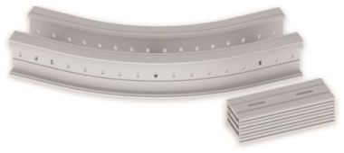Unex Flachbogen 45  lichtgrau   67237-04 