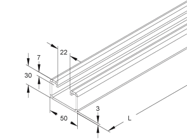 NIED Ankerschiene               2994/2BO 