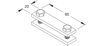 NIED Bandeisenverbinder             BV23 