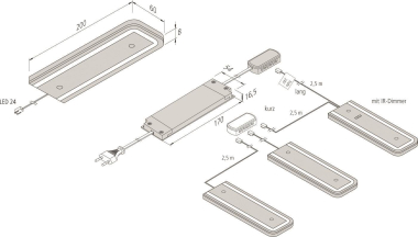 Hera LED Unterbauleuchte     20203312303 