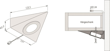 Hera 3er Set UL 2-LED F 3W   61055931202 