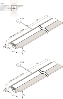 Hera Up +Down LED            61002231302 